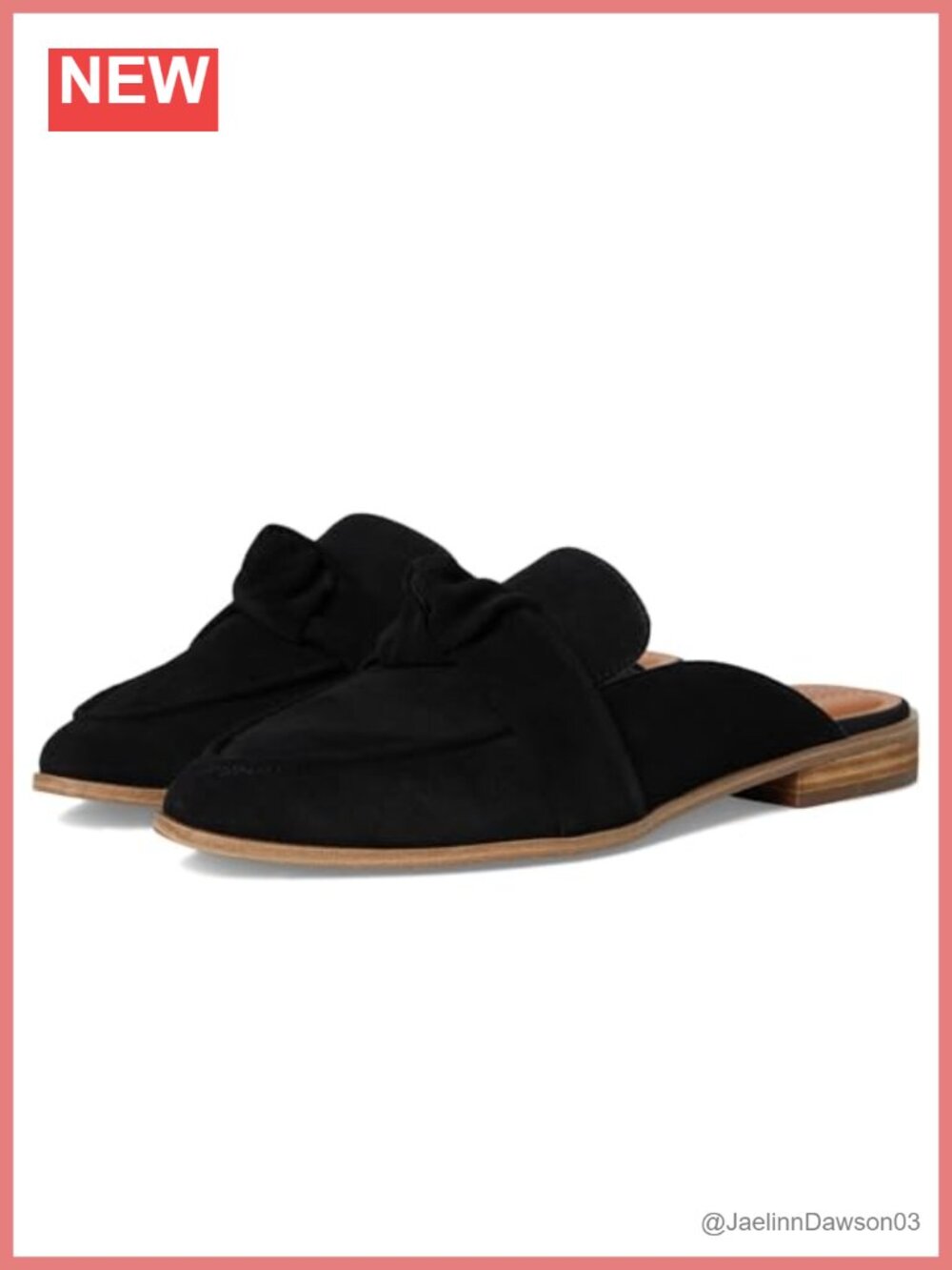 Lucky Brand Adenia Knot Suede Mule Slip-On Flat